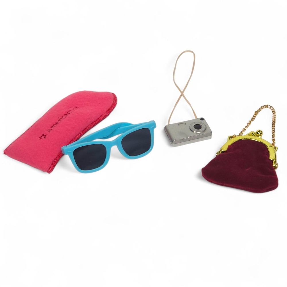 American Girl & Our Generation Doll Accessories 18" Lot Sunglasses Purse